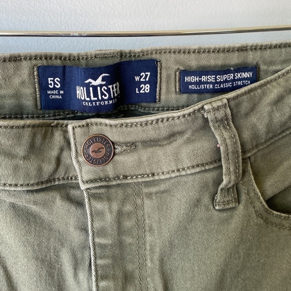 Hollister high rise super skinny jean jeggings Sz 27 - Picture 3 of 11